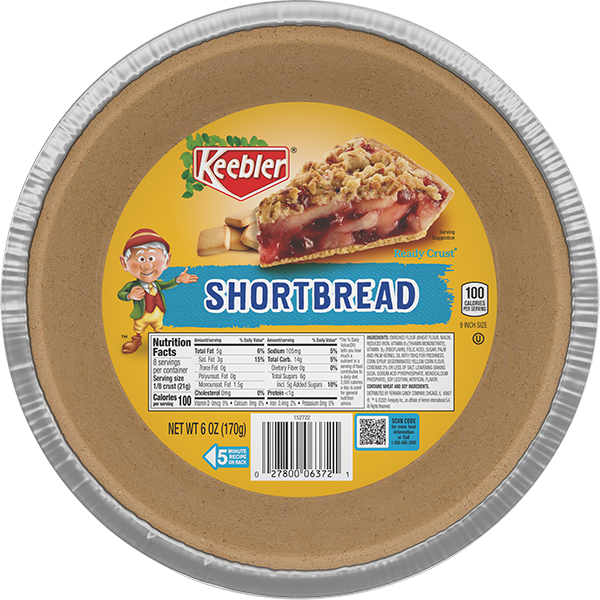 Keebler® Ready Crust® Shortbread Pie Crust Keebler