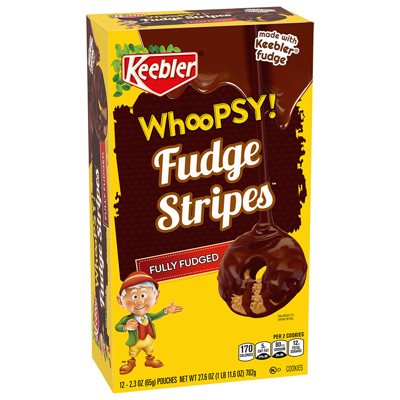 Keebler® Whoopsy! Fudge Stripes™ Cookies Fully Fudged Mint Keebler
